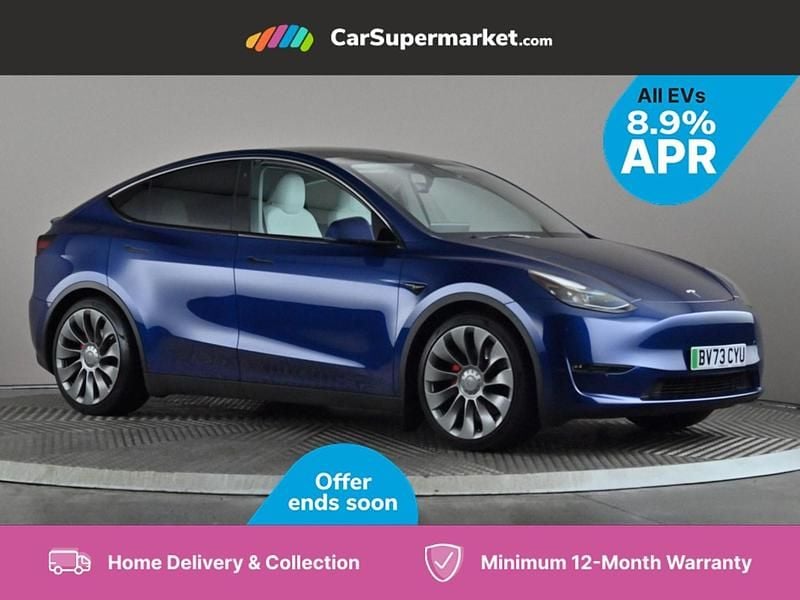 Blue Used 2023 Tesla Model Y Performance SUV | £33,697 (A bit pricey) - Image 1/3
