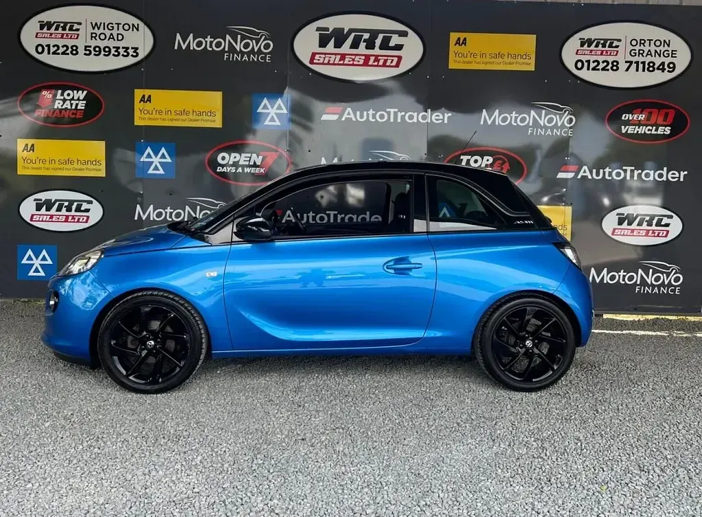 Used Vauxhall Adam 70 HP (51 kW) 2019 Blue Hatchback