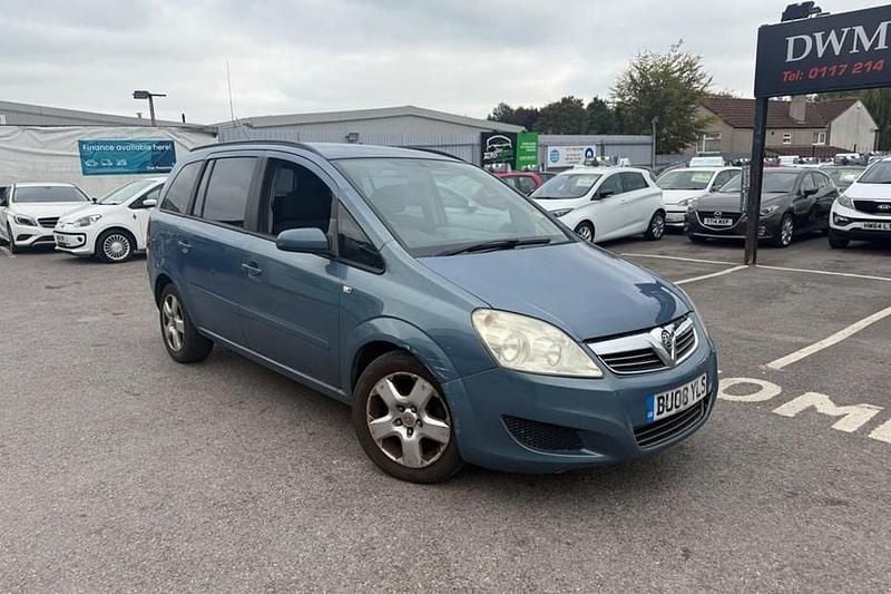 Blue Used 2008 Vauxhall Zafira MPV | £990 (Good price) - Image 1/1