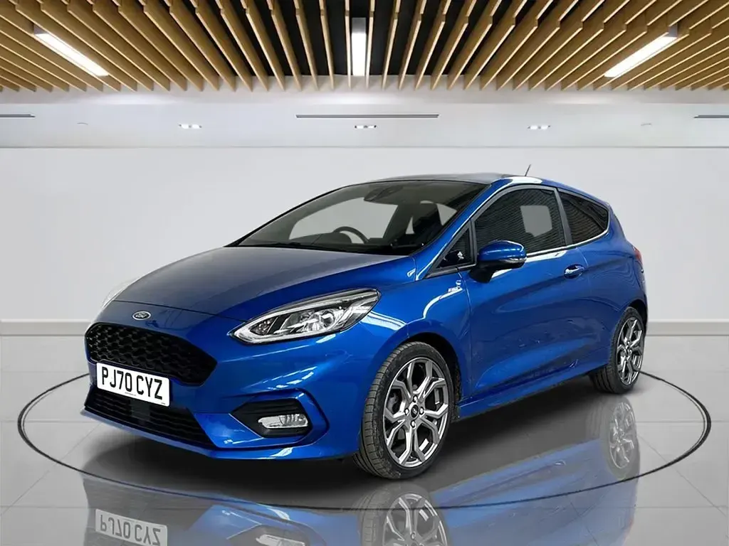 Usado Ford Fiesta ST-Line 155 HP (114 kW) 2020 Azul Citadino