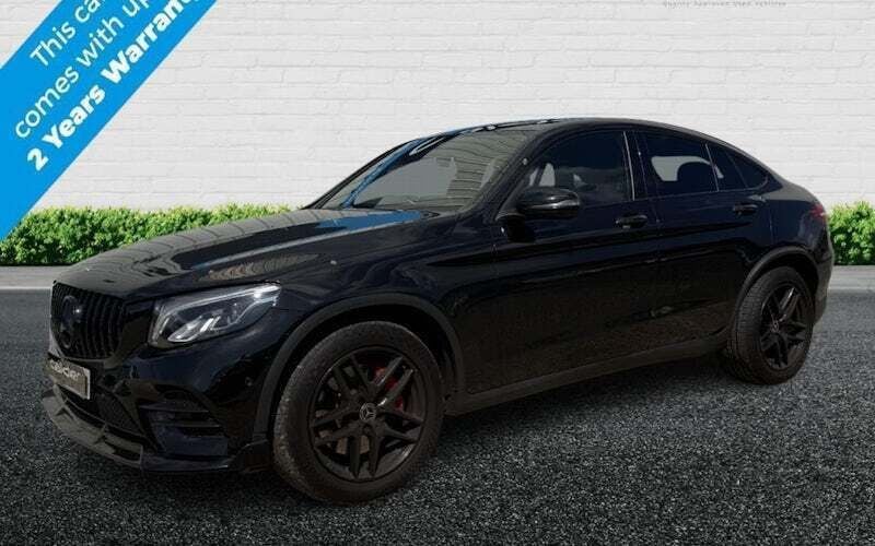Black Used 2018 Mercedes GLC220 AMG line Coupe | £19,995 (Good price) - Image 1/4