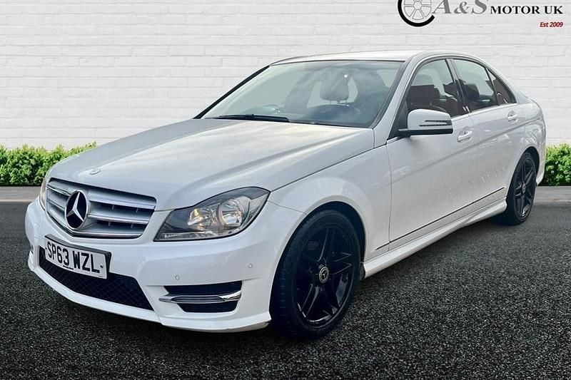White Used 2013 Mercedes C180 AMG Sedan | £6,750 (Fair price) - Image 1/1