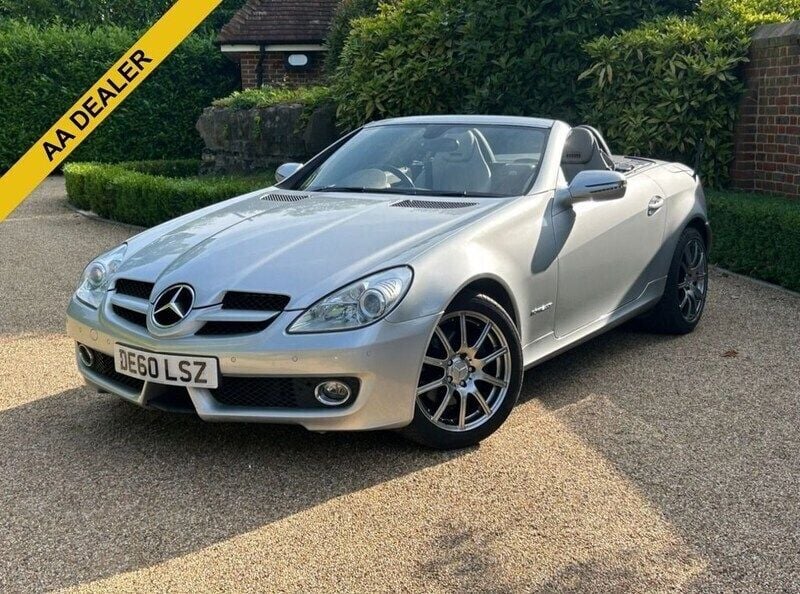 Silver Used 2010 Mercedes SLK200 Cabriolet | £3,995 (Fair price) - Image 1/4