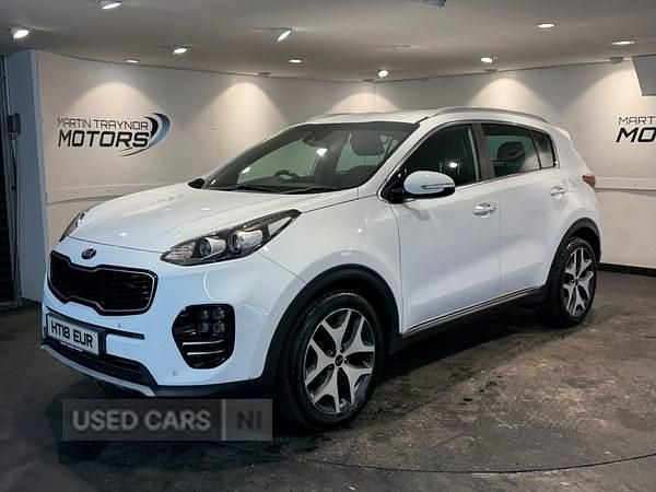 Used Kia Sportage GT-Line 115 HP (84 kW) 2018 White SUV