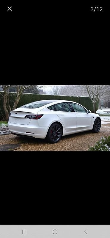 Used Tesla Model 3 Performance 461 kW (627 HP) 2020 White Sedan