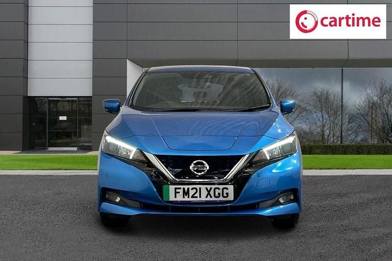 Used Nissan Leaf N-Connecta 160 kW (218 HP) 2021 Blue Hatchback