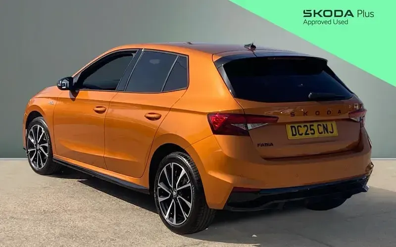 Used Skoda Fabia Monte Carlo 116 HP (85 kW) 2025 Orange Hatchback