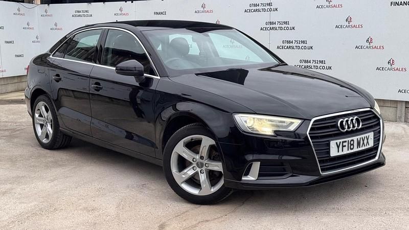 Used Audi A3 Sport 116 HP (85 kW) 2018 Black Sedan