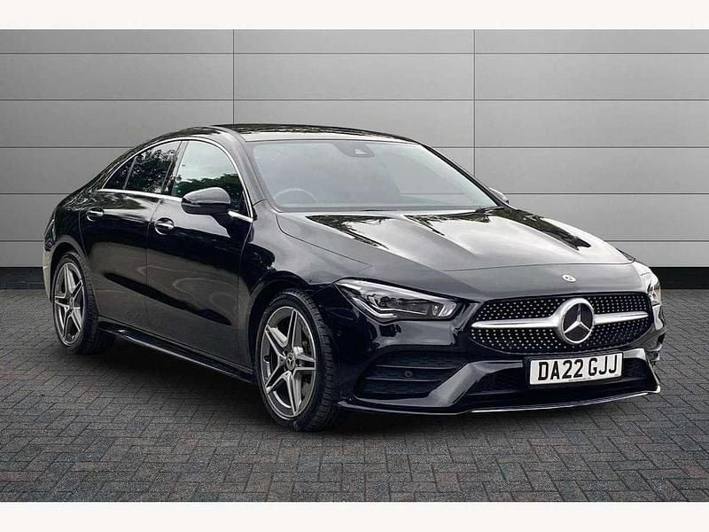 Cosmos black Used 2022 Mercedes CLA220 AMG Line Premium Plus Sedan | £28,350 (Fair price) - Image 1/4