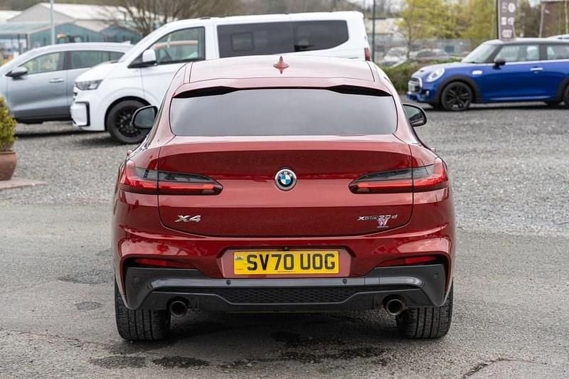 Used BMW X4 M Sport 265 HP (194 kW) 2020 Red SUV