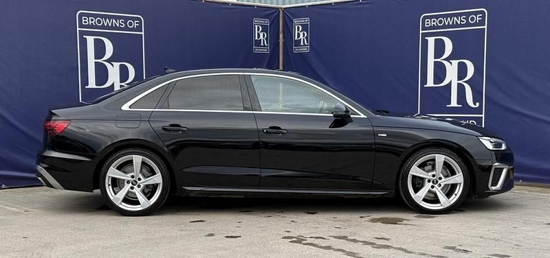 Used Audi A4 S-Line 150 HP (110 kW) 2022 Black Sedan