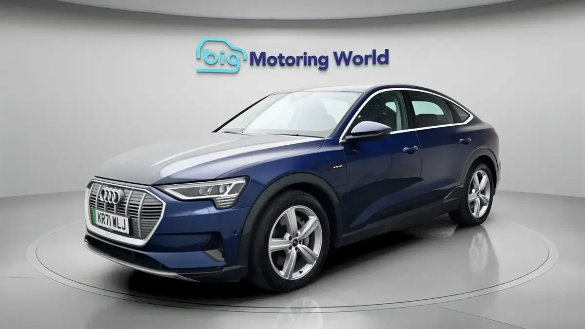 Used Audi e-tron Sportback 300 kW (408 HP) 2021 Blue SUV