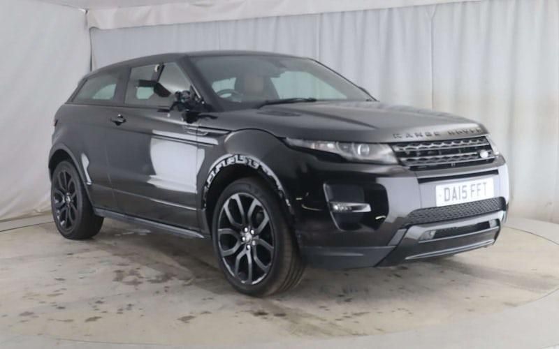 Used Land Rover Range Rover evoque Dynamic 190 HP (139 kW) 2015 Black Coupe