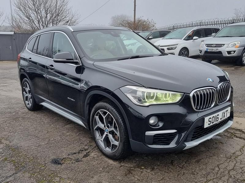 Black Used 2016 BMW X1 xLine SUV | £13,995 (Fair price) - Image 1/4