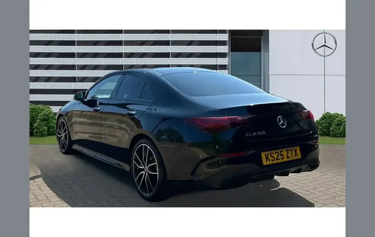 Used Mercedes CLA180 AMG Line Premium 134 HP (98 kW) 2025 Black Coupe
