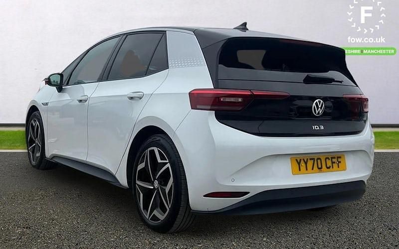 Used VW ID.3 Comfortline 150 kW (204 HP) 2020 White Hatchback