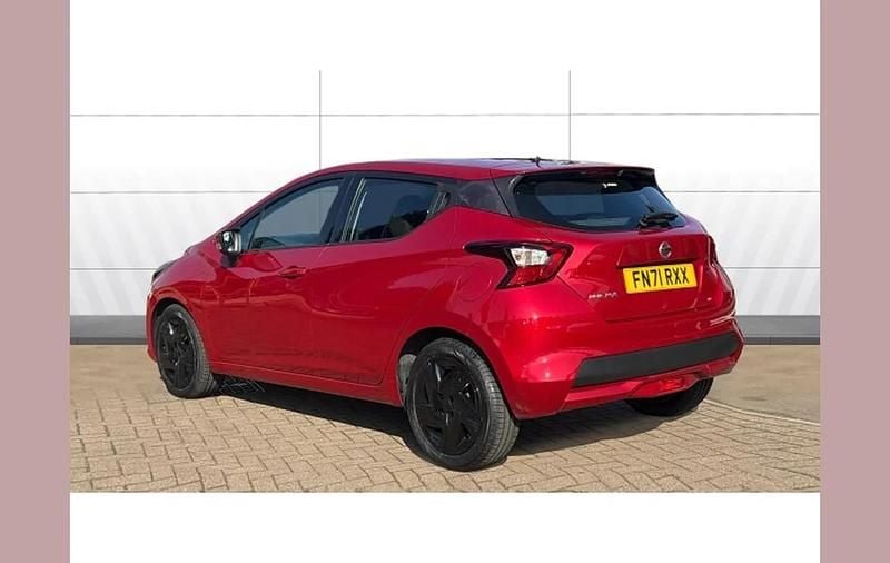 Used Nissan Micra Acenta 91 HP (66 kW) 2021 Red Hatchback