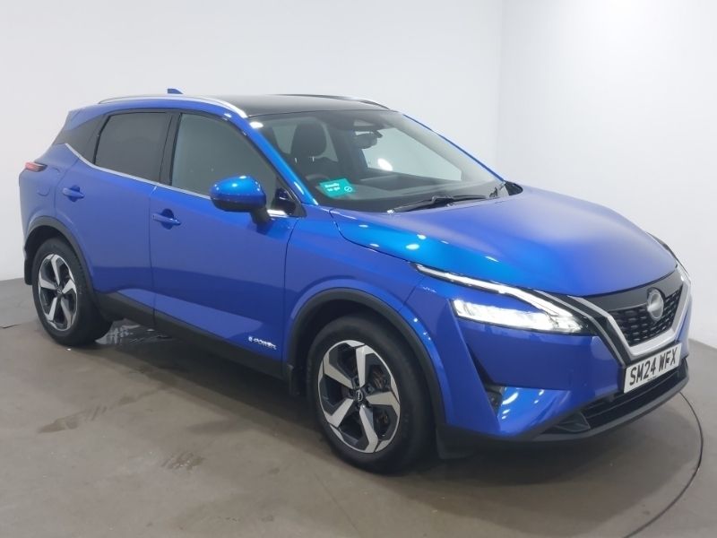 Blue Used 2024 Nissan Qashqai N-Connecta SUV | £23,998 (Fair price) - Image 1/4