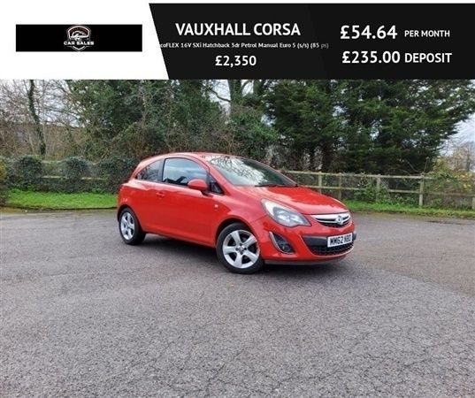 Red Used 2013 Vauxhall Corsa S Hatchback | £1,699 (Super price) - Image 1/1