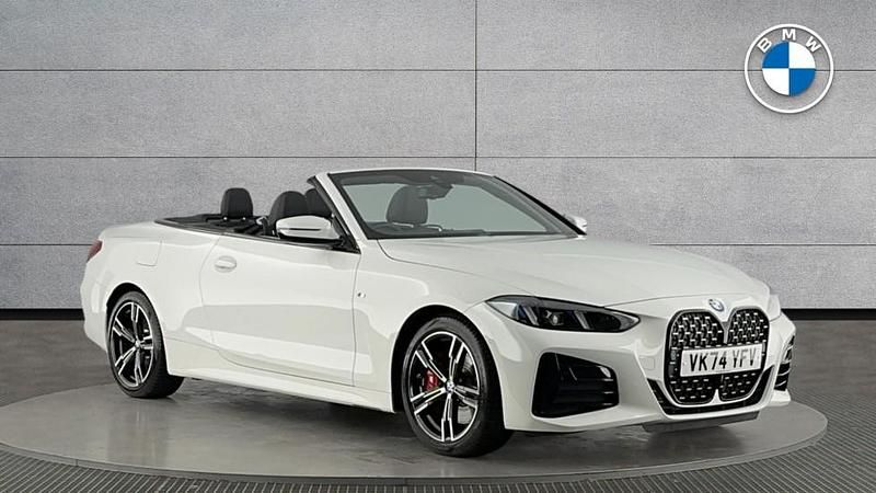 White New 2024 BMW 420 M Sport Cabriolet | £45,950 (A bit pricey) - Image 1/4