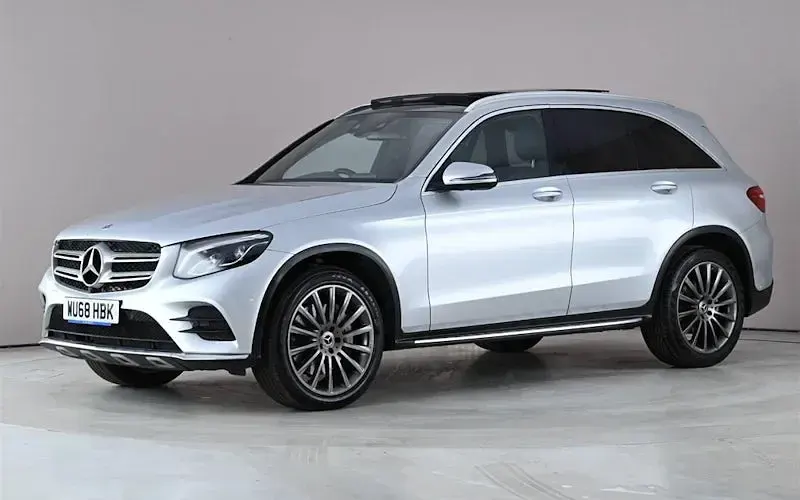 Used Mercedes GLC250 AMG Line Premium 204 HP (150 kW) 2018 Silver SUV