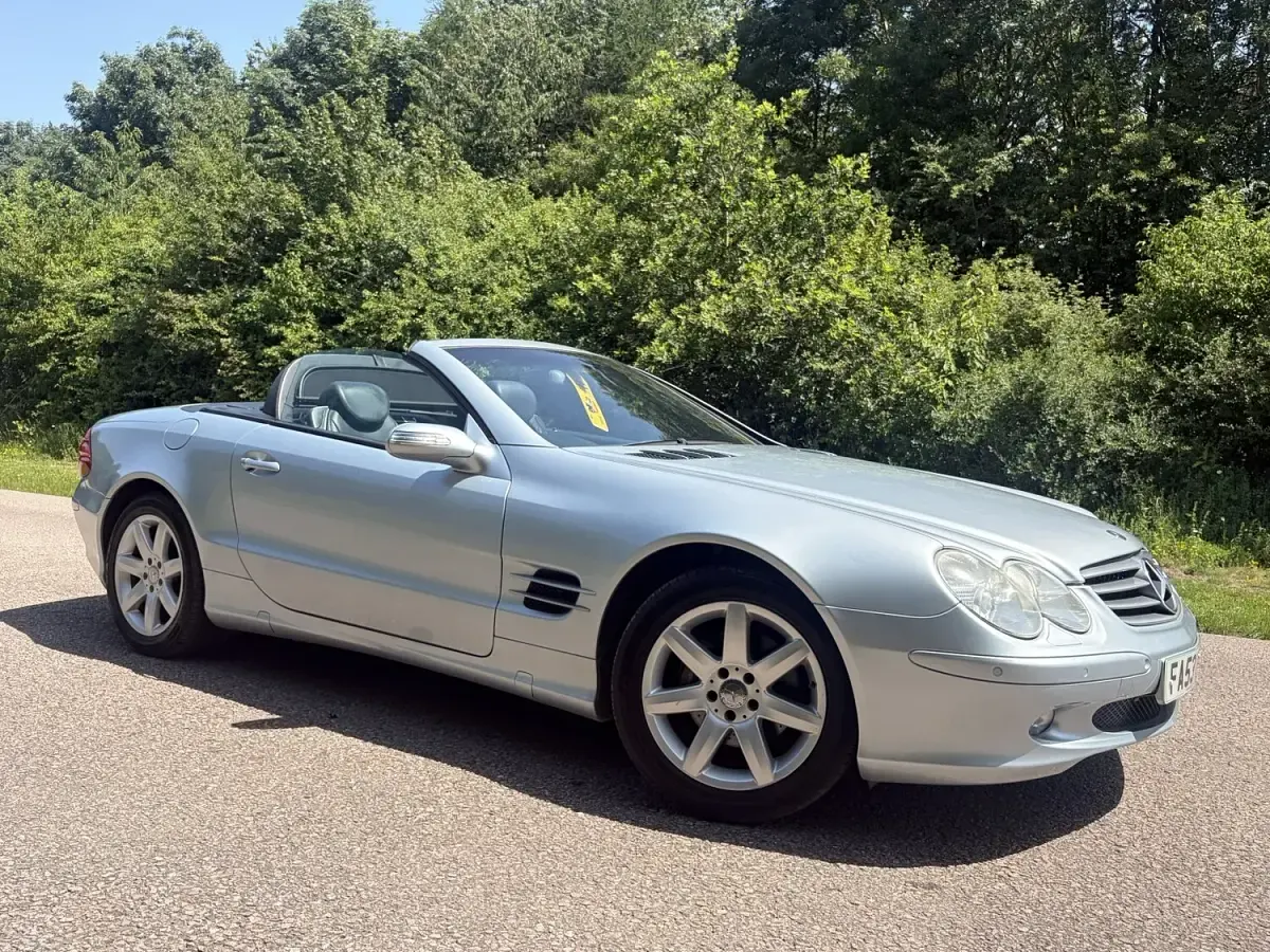 Used Mercedes SL350 2003 Silver Cabriolet