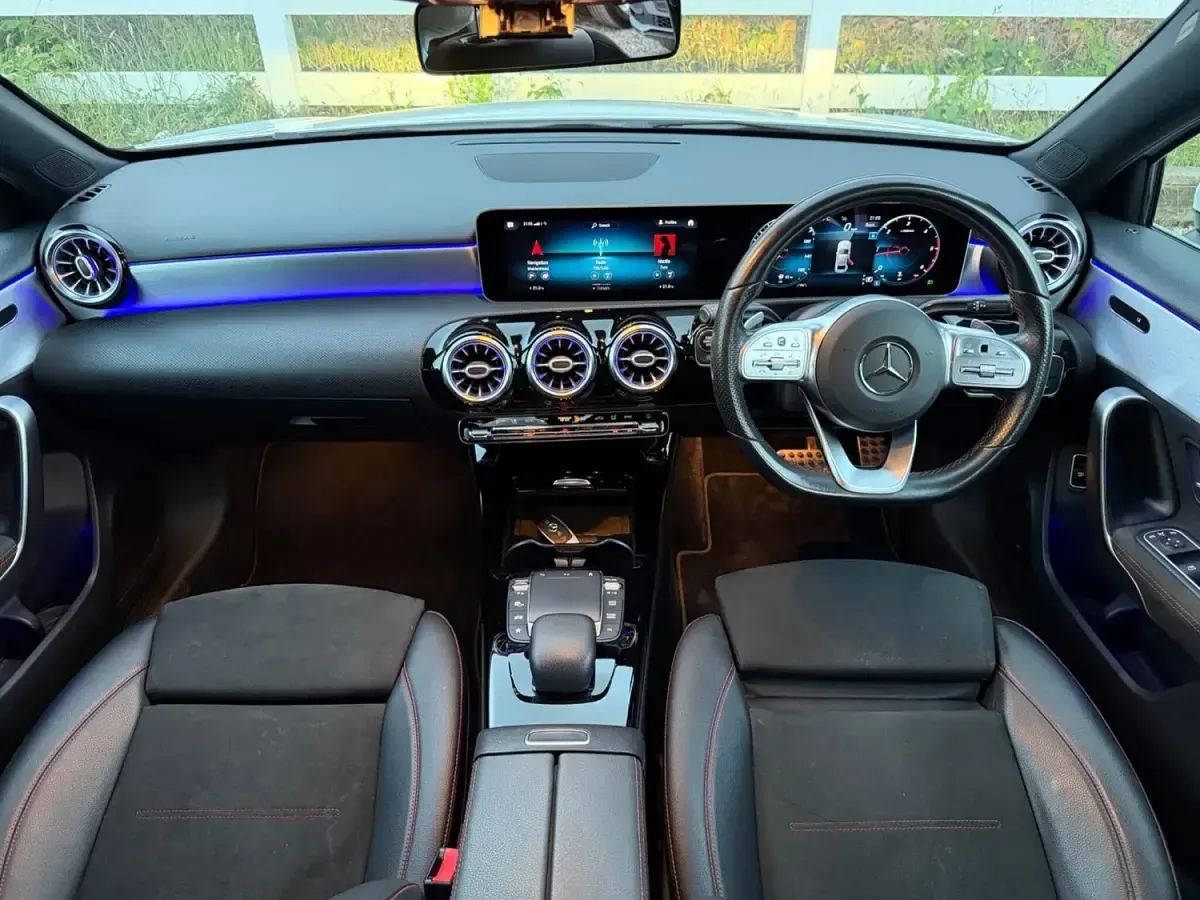 Used Mercedes A200 AMG Line Premium 150 HP (110 kW) 2020 White Sedan