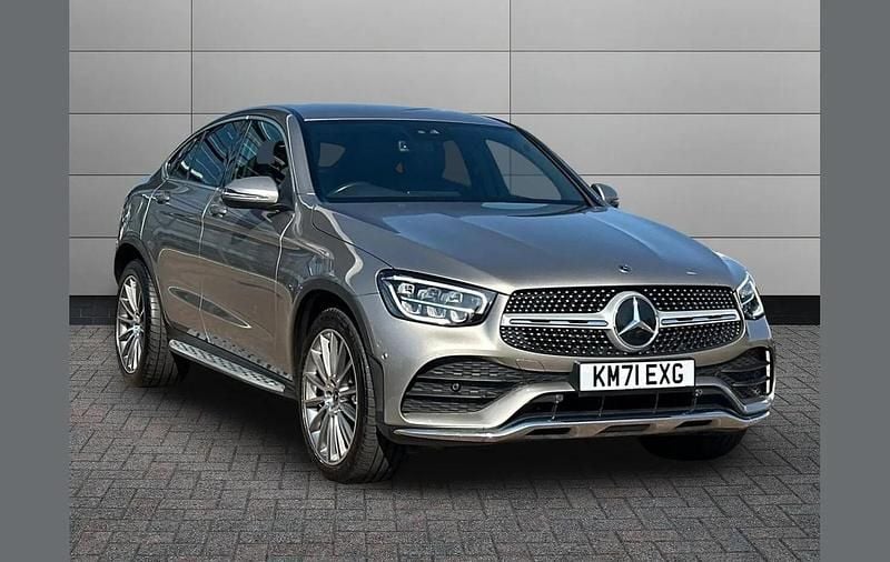Used Mercedes GLC300e AMG Line Premium 254 HP (186 kW) 2022 Silver Coupe