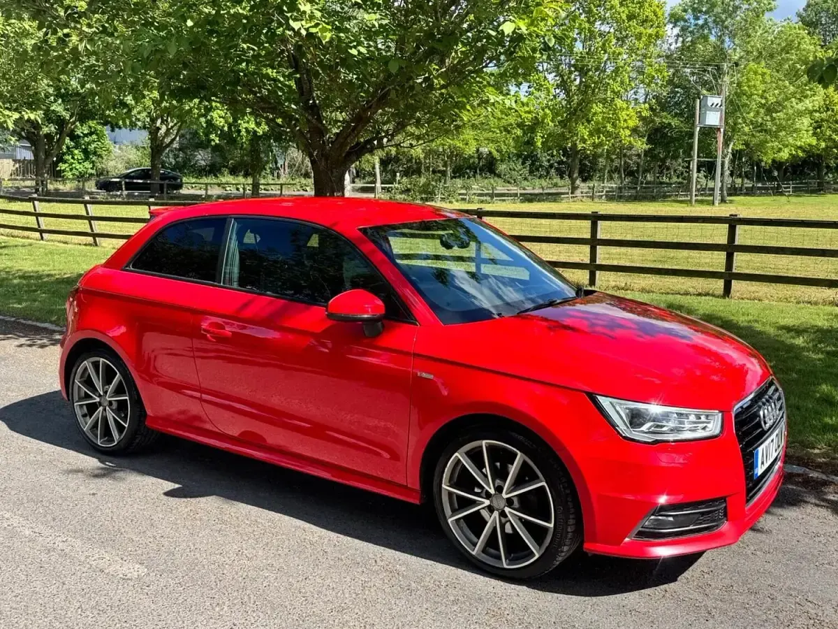 Used Audi A1 S-Line 150 HP (110 kW) 2017 Red Hatchback