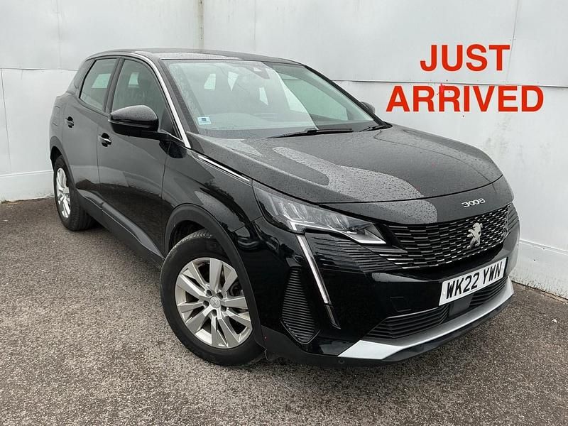 Black Used 2022 Peugeot 3008 Active Premium Hatchback | £16,990 (Fair price) - Image 1/1