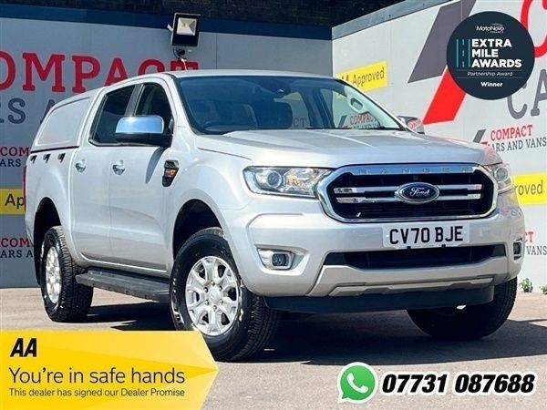 Silver Used 2020 Ford Ranger XLT Pickup | £17,994 - Image 1/1