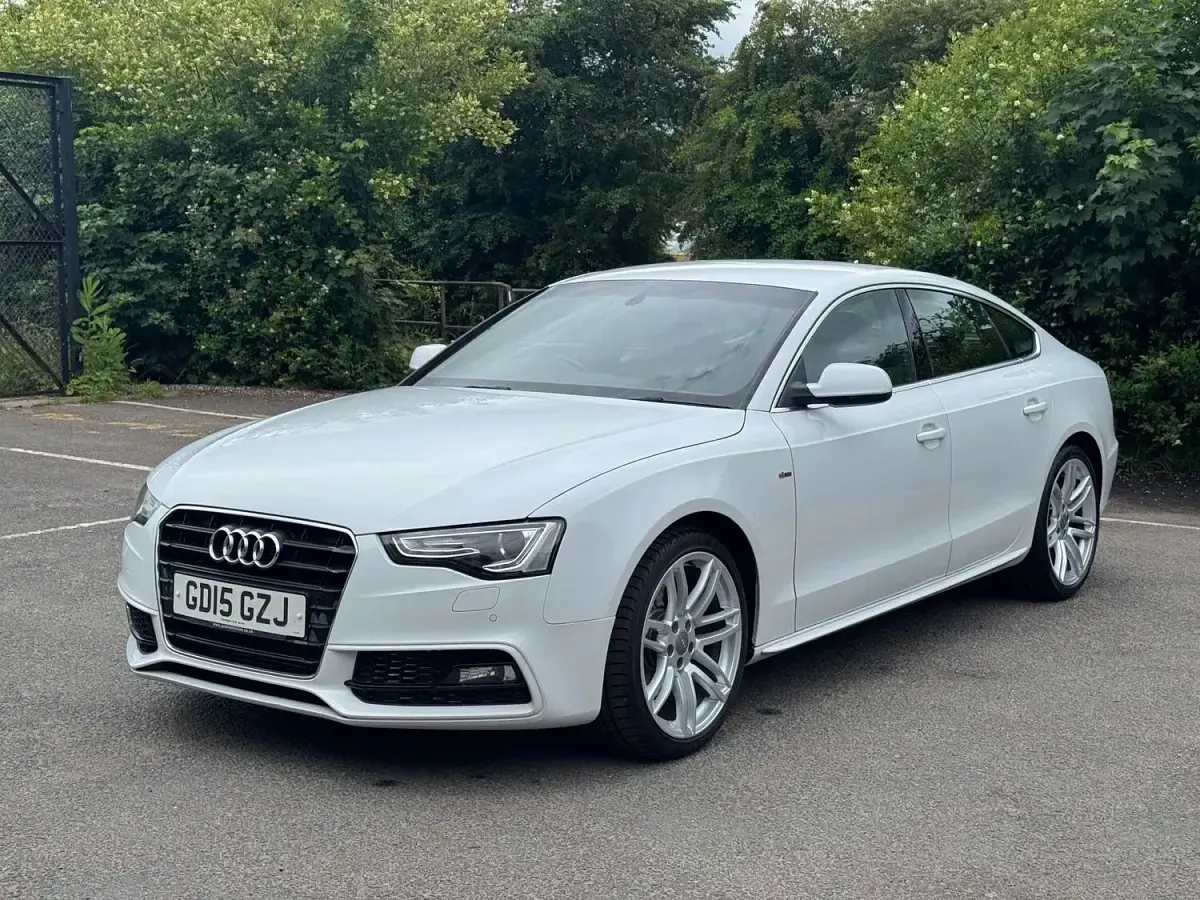 Used Audi A5 S-Line 204 HP (150 kW) 2015 White Coupe