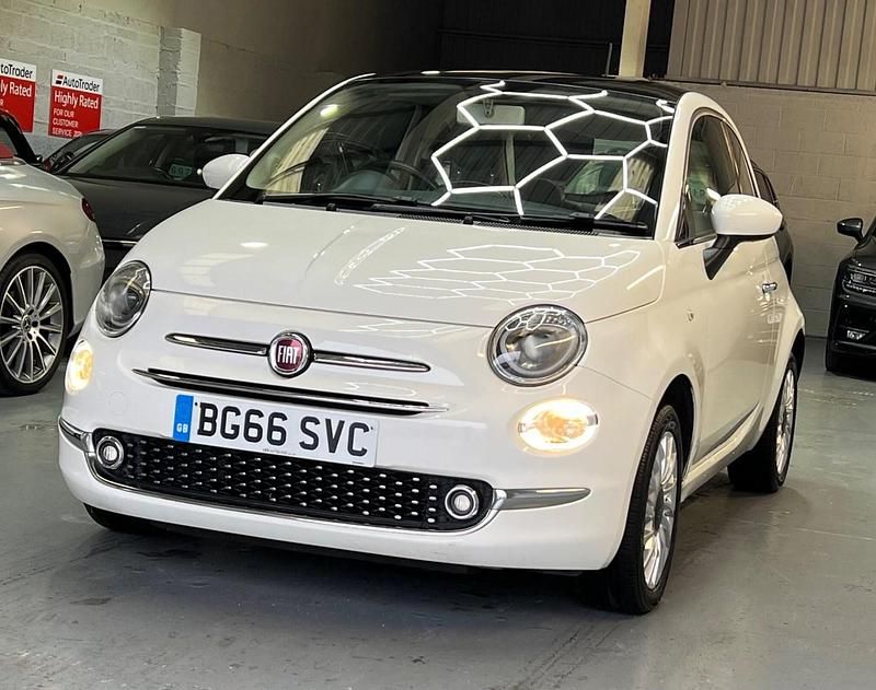 Used Fiat 500 Lounge 69 HP (50 kW) 2016 White Hatchback