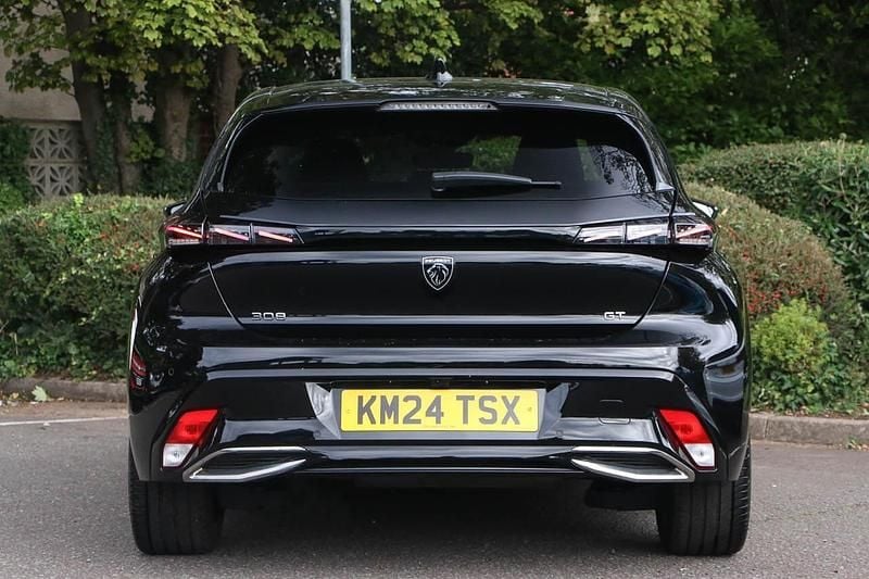 Black Used 2024 Peugeot 308 GT Hatchback | £20,266 (Fair price) - Image 1/3