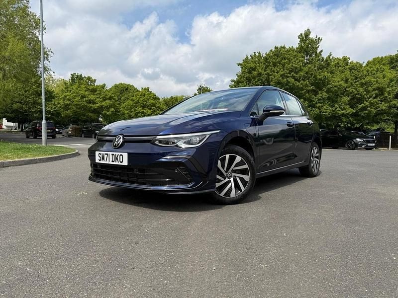 Used VW Golf VII Style 204 HP (150 kW) 2021 Blue Hatchback