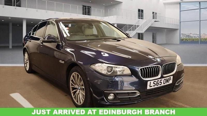 Blue Used 2015 BMW 520 Luxury Line Sedan | £8,495 (Fair price) - Image 1/4
