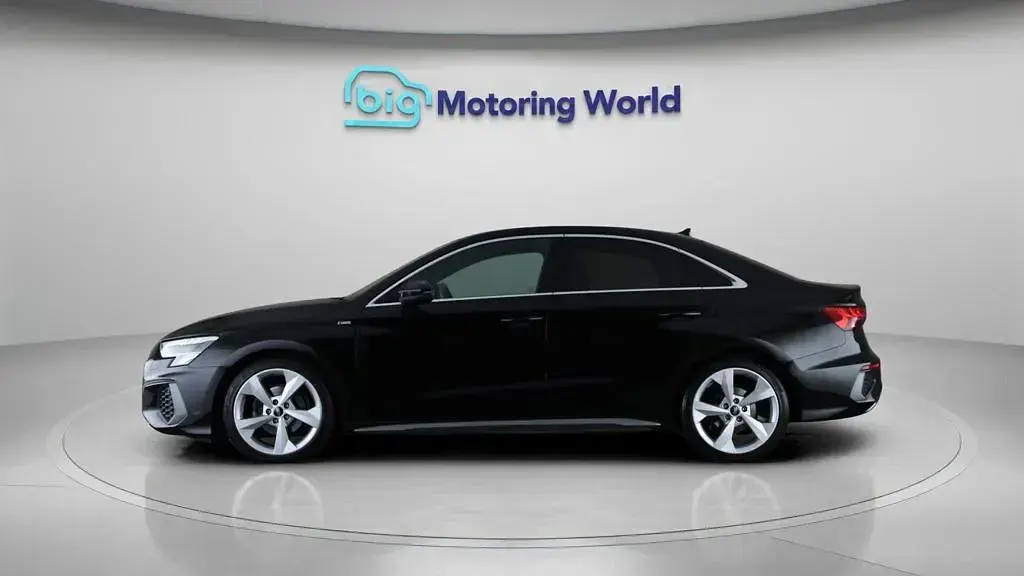 Used Audi A3 S-Line 150 HP (110 kW) 2022 Black Sedan