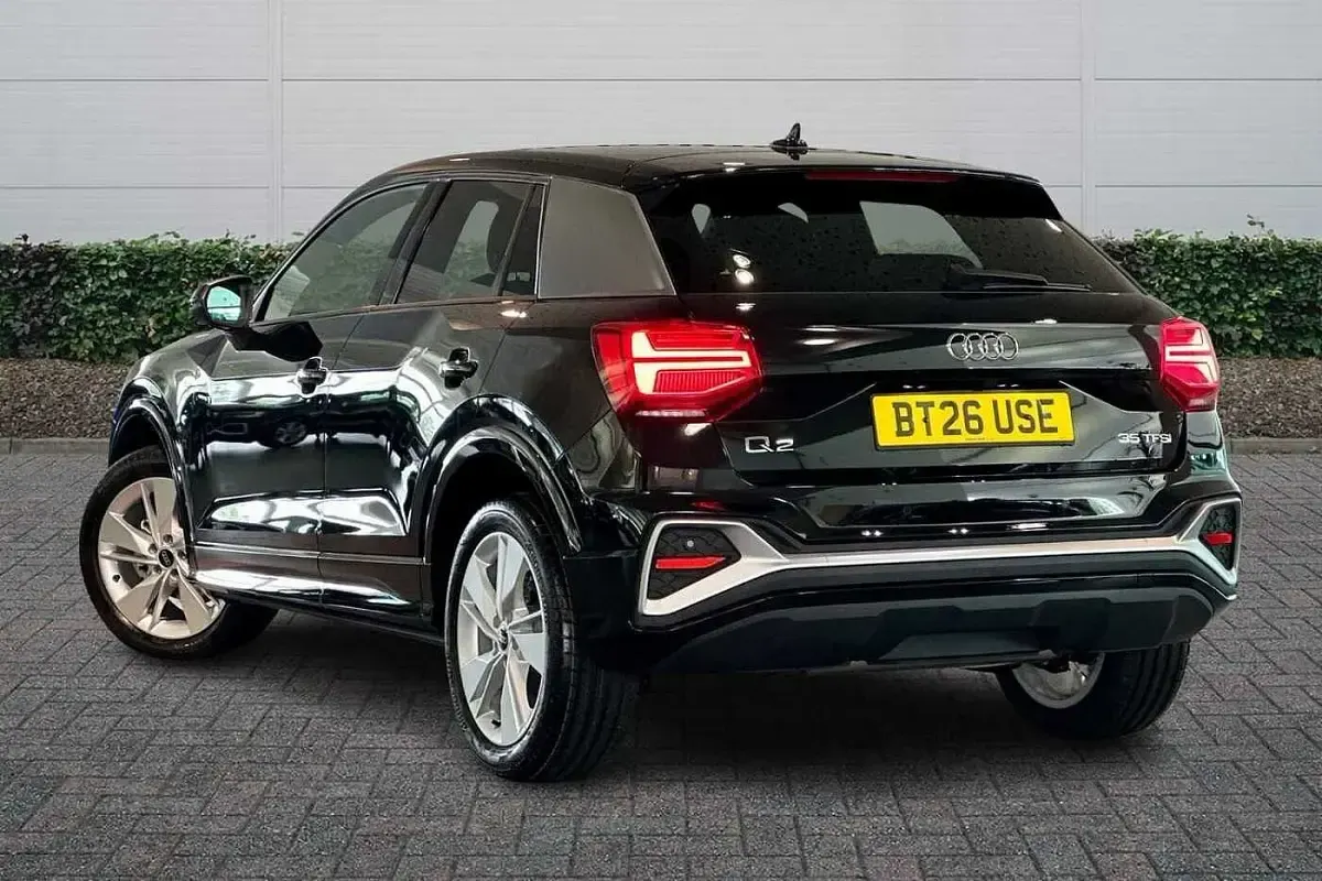 New Audi Q2 S-Line 2026 Mythos black metallic SUV
