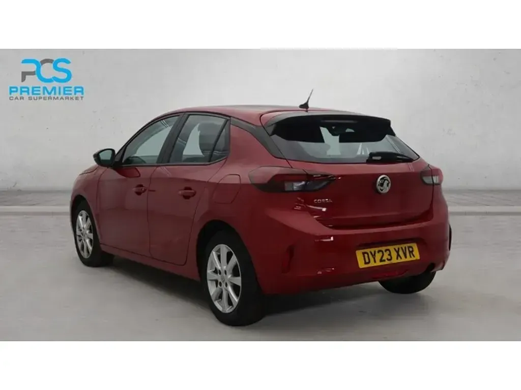 Used Vauxhall Corsa Design Edition 2023 Crimson red (metallic paint) Hatchback