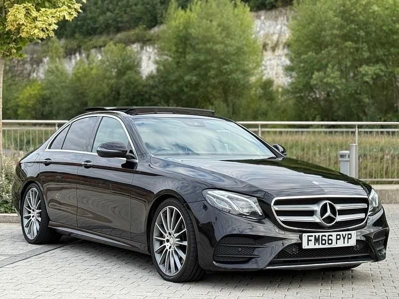 Black Used 2017 Mercedes E350 AMG line Sedan | £20,490 (A bit pricey) - Image 1/4