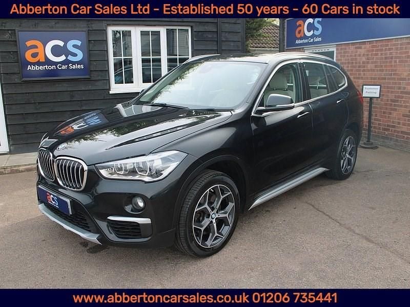 Used BMW X1 Sport Line 192 HP (141 kW) 2018 Black SUV