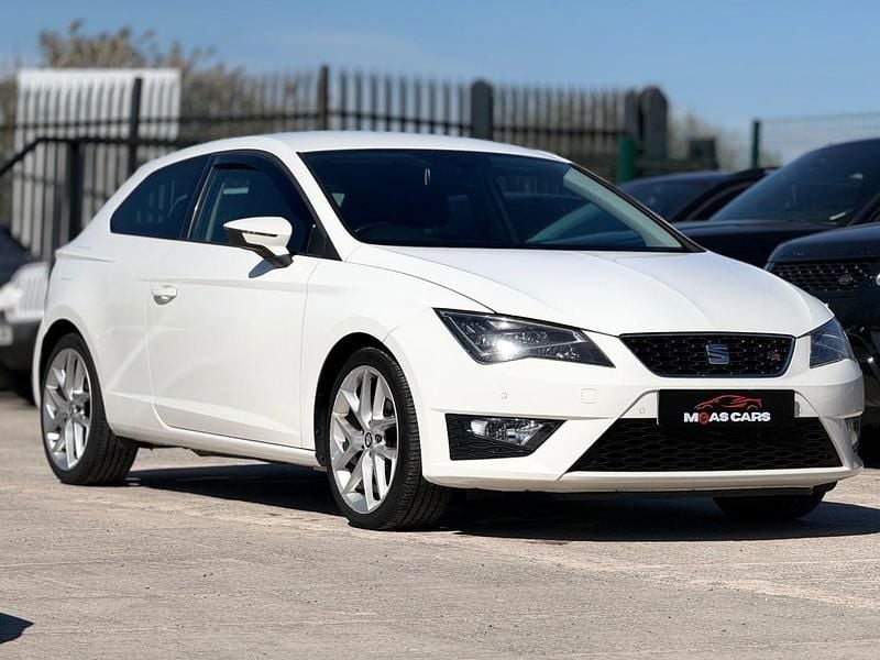 Begagnad Seat Leon FR 2015 Vit Halvkombi