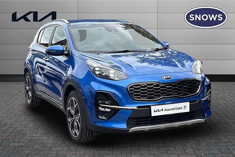 Blue Used 2021 Kia Sportage GT-Line SUV | £20,995 (Good price) - Image 1/4