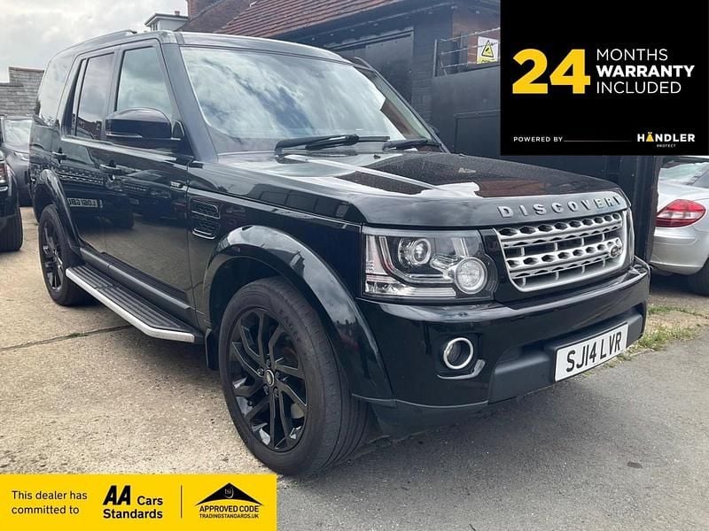 Black Used 2014 Land Rover Discovery 4 HSE SUV | £12,990 (Expensive) - Image 1/2