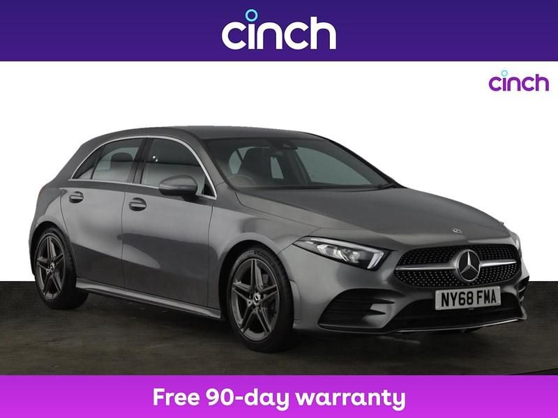 Grey Used 2018 Mercedes A200 AMG line Hatchback | £14,349 (Fair price) - Image 1/3