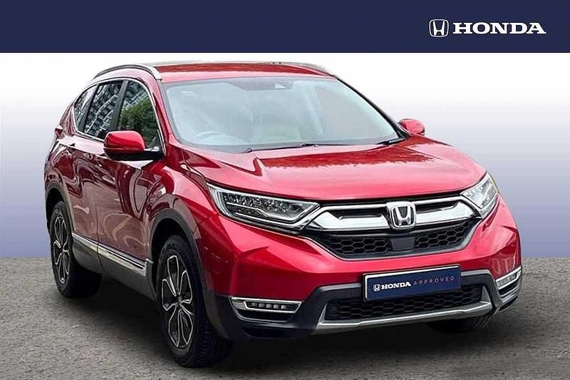Premium crystal red Used 2021 Honda CR-V Hybrid SUV | £20,995 (Fair price) - Image 1/4