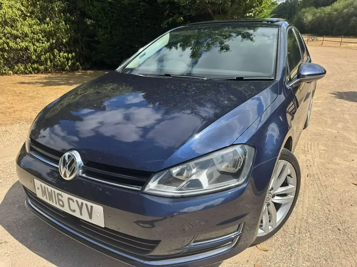 Used VW Golf VII GT 2016 Blue Hatchback