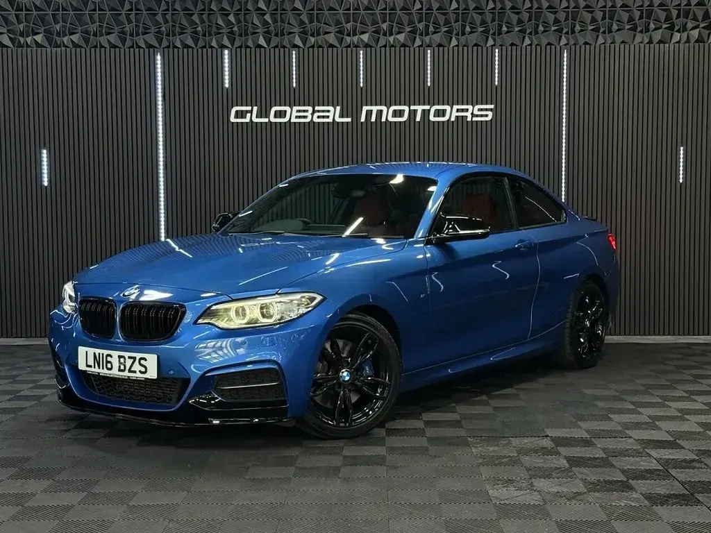 Used BMW M235 326 HP (239 kW) 2016 Blue Coupe