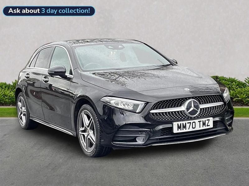 Black Used 2020 Mercedes A250 AMG Line Premium Hatchback | £19,699 (Fair price) - Image 1/2