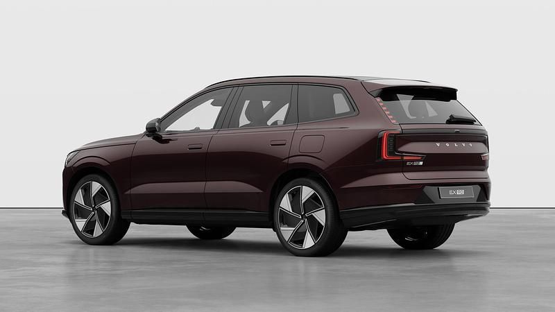 New Volvo EX90 Ultra 500 kW (680 HP) 2026 Mulberry red SUV